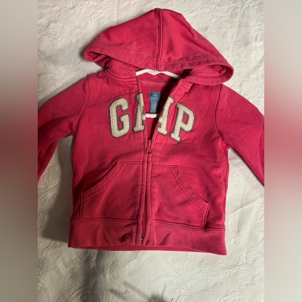 Girls pink gap sweater